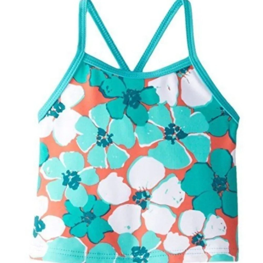 Kanu Surf Floral 2 Piece Swimsuit Girls 24 Mo‎ NWT